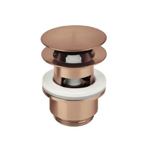 VALVULA POP UP COBRE CEPILLADO PVD DAMIXA