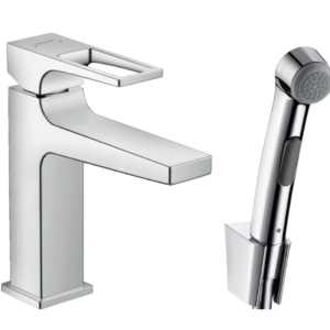 MONOMANDO LAVABO CON DUCHA BIDE METROPOL LOOP HANSGROHE