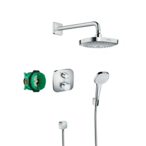 KIT TERMOSTATICA DUCHA CROMA SELECT E HANSGROHE