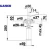 BLANCO TORRE DISPENSADOR JABON LIQUIDO - Imagen 2