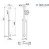 BRUMA ELO BARRA DUCHA EMOTION - Imagen 2