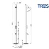 TRES COLUMNA DUCHA JARDIN-PISCINA - Imagen 2