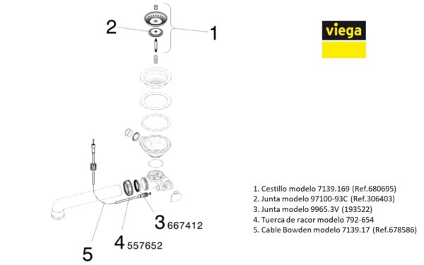 VIEGA DESAGÜE FREGADERA - Imagen 3