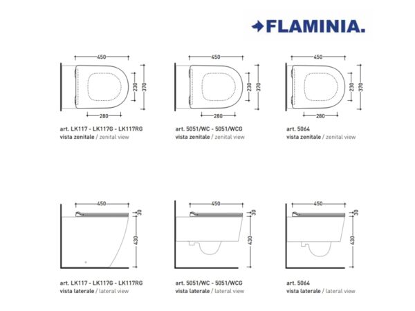 FLAMINIA LINK TAPA INODORO SLIM - Imagen 3