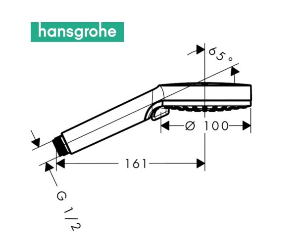 HANSGROHE VERNIS BLEND TELEDUCHA 100 VERIO - Imagen 3