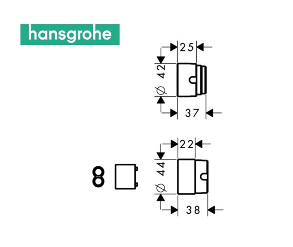 HANSGROHE SET PROLONGACION - Imagen 2