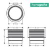 HANSGROHE RAINDRAIN SPOT PIEZA COMPENSACION - Imagen 2