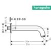 HANSGROHE VERNIS BLEND CAÑO BAÑERA - Imagen 2