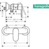 HANSGROHE VERNIS BLEND MONOMANDO DUCHA - Imagen 3