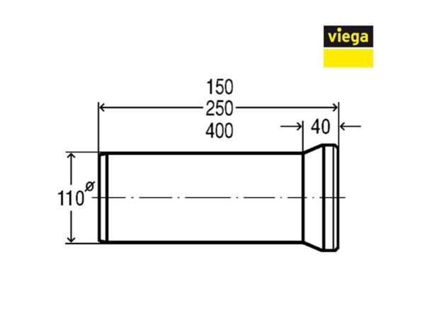 VIEGA TUBO CONEXION INODORO - Imagen 2