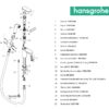 HANSGROHE VERNIS BLEND MONOMANDO LAVABO + BIDE - Imagen 3