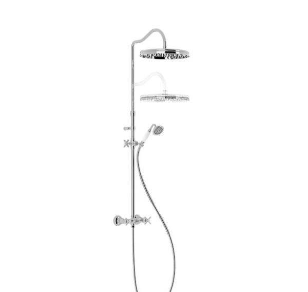 COLUMNA DUCHA TELESCOPICA CLASIC TRES GRIFERIA