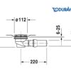 DURAVIT VALVULA DUCHA SALIDA HORIZONTAL - Imagen 3