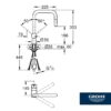 GROHE MINTA MONOMANDO COCINA EXTRAIBLE - Imagen 3