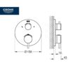GROHE ATRIO TERMOSTATICA DUCHA EMPOTRADA 2 VIAS - Imagen 2