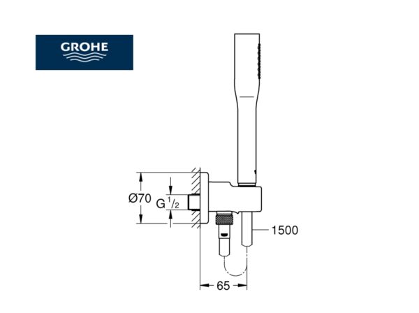GROHE EUPHORIA COSMOPOLITAN STICK DUCHA - Imagen 2