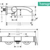 HANSGROHE VIVENIS MONOMANDO BAÑO NEGRO MATE - Imagen 2