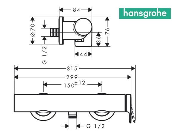 HANSGROHE VIVENIS MONOMANDO DUCHA - Imagen 4