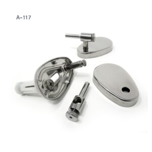 ESTOLI A-117 JUEGO BISAGRAS ACERO INOXIDABLE