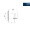 GROHE RELEXA SOPORTE DUCHA - Imagen 2