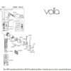 JUNTA CAÑO LAVABO VR31 VOLA