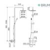 BRUMA ELO COLUMNA DUCHA TERMOSTATICA AJUSTABLE - Imagen 2