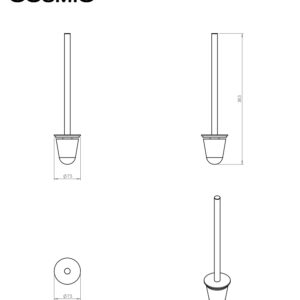 PALO y CEPILLO ESCOBILLERO ARCHITECT COSMIC