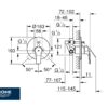 GROHE EUROSMART MONOMANDO EMPOTRADO BAÑO-DUCHA - Imagen 2