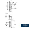 GROHE GROHTHERM 1000 TERMOSTATICA DUCHA - Imagen 2
