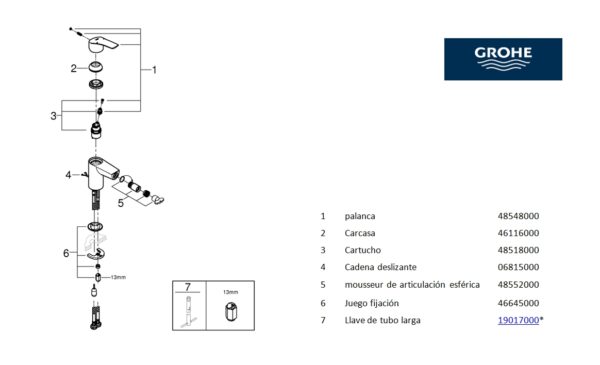 GROHE EUROSMART MONOMANDO BIDE - Imagen 4