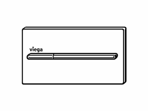 VIEGA VISIGN FOR MORE 104 PULSADOR INODORO - Imagen 2