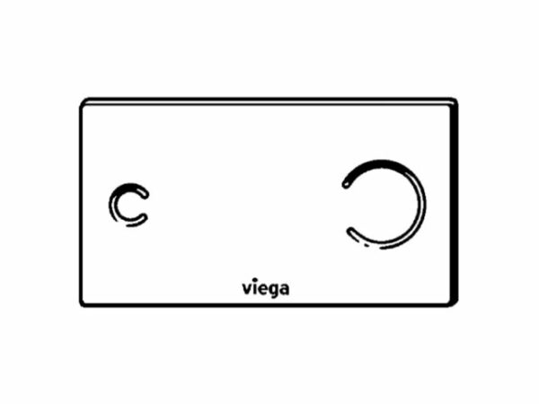VIEGA VISIGN FOR MORE 100 SENSITIVE PULSADOR INODORO - Imagen 2