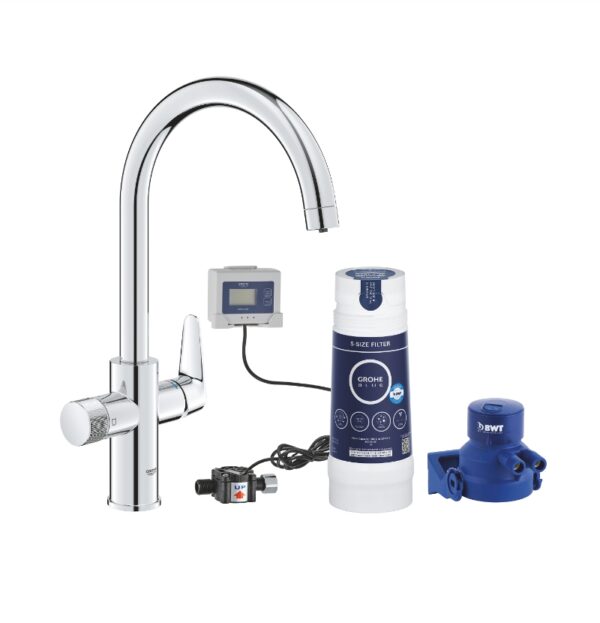GROHE BLUE PURE BAUCURVE KIT MONOMANDO COCINA