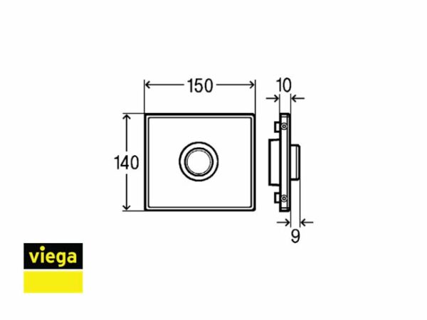 VIEGA VISIGN FOR PUBLIC KIT PARA URINARIO - Imagen 4