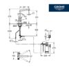 GROHE BLUE PURE MINTA KIT MONOMANDO COCINA - Imagen 2