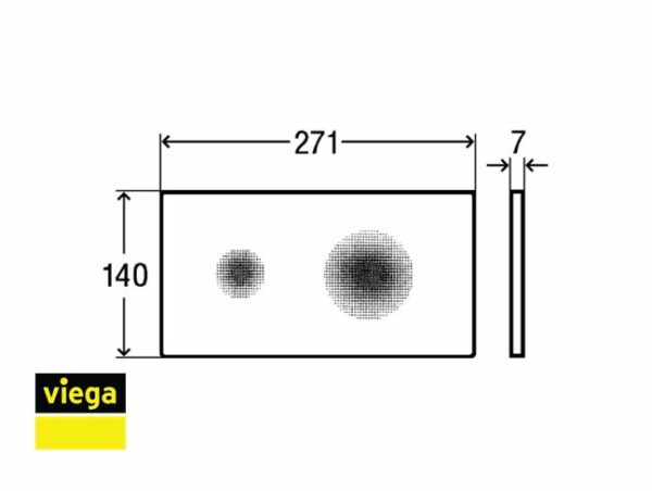VIEGA VISIGN FOR STYLE PULSADOR SENSITIVE INODORO - Imagen 4