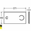 VIEGA VISIGN FOR MORE 100 SENSITIVE PULSADOR INODORO - Imagen 3