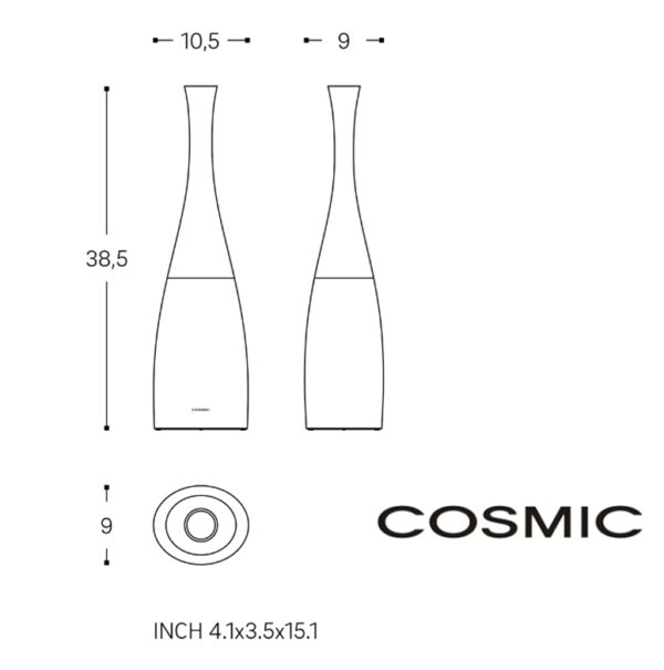 COSMIC SAKU ESCOBILLERO A SUELO BLANCO SOFT - Imagen 3