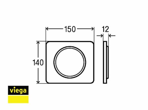 VIEGA VISIGN FOR STYLE 13 KIT PARA URINARIO - Imagen 3