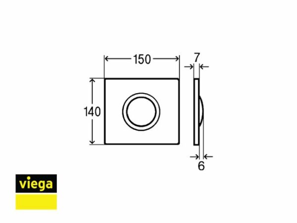 VIEGA VISIGN FOR STYLE 10 KIT PARA URINARIO - Imagen 3