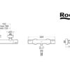 ROCA T500 TERMOSTATICA DUCHA - Imagen 2