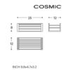 COSMIC ESSENTIALS JABONERA DUCHA 25cm - Imagen 4