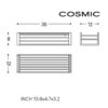 COSMIC ESSENTIALS JABONERA DUCHA 35cm - Imagen 4