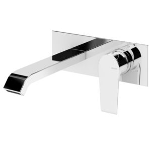 BRUMA NAUTIC MONOMANDO LAVABO MURAL con PLACA