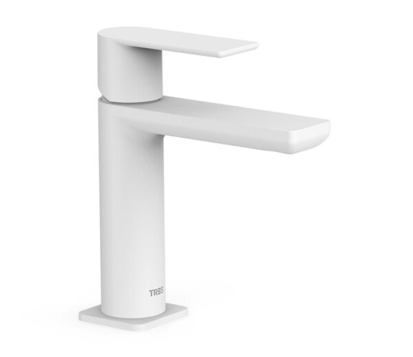 TRES LOFT MONOMANDO LAVABO BLANCO MATE