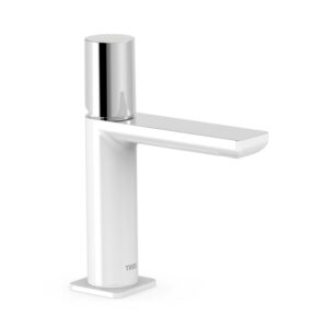 TRES LOFT MONOMANDO LAVABO BLANCO BRILLO-CROMO