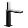TRES LOFT MONOMANDO LAVABO NEGRO BRILLO-CROMO