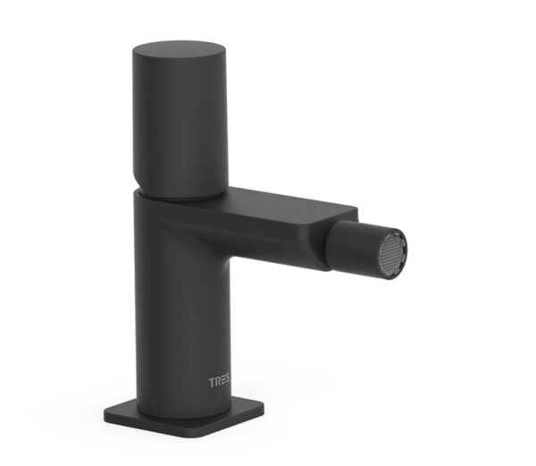 TRES GRIFERIA LOFT MONOMANDO BIDE NEGRO MATE