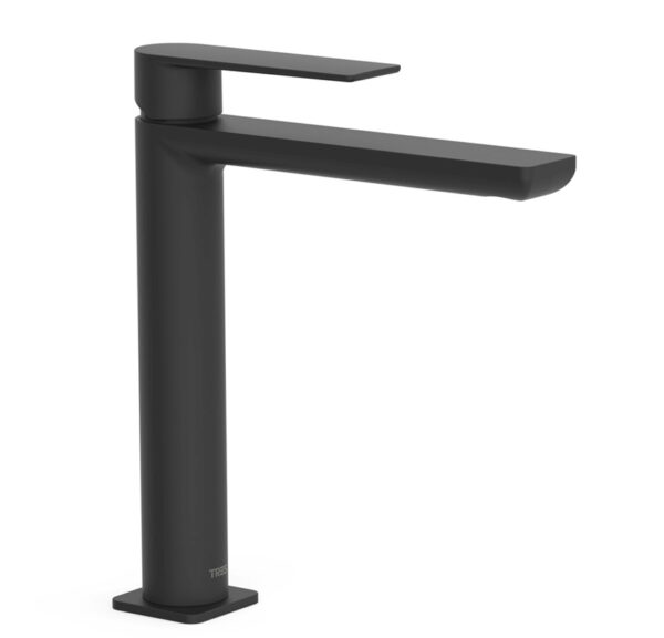 TRES GRIFERIA LOFT MONOMANDO LAVABO NEGRO MATE