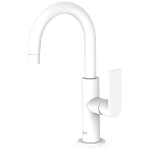 TRES LOFT MONOMANDO LAVABO BLANCO MATE